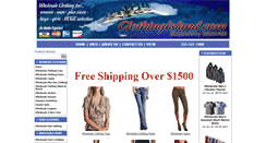 Desktop Screenshot of clothingisland.com
